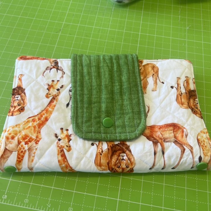 Quilted Nappy Diaper Clutch Sewing Pattern - Image 8