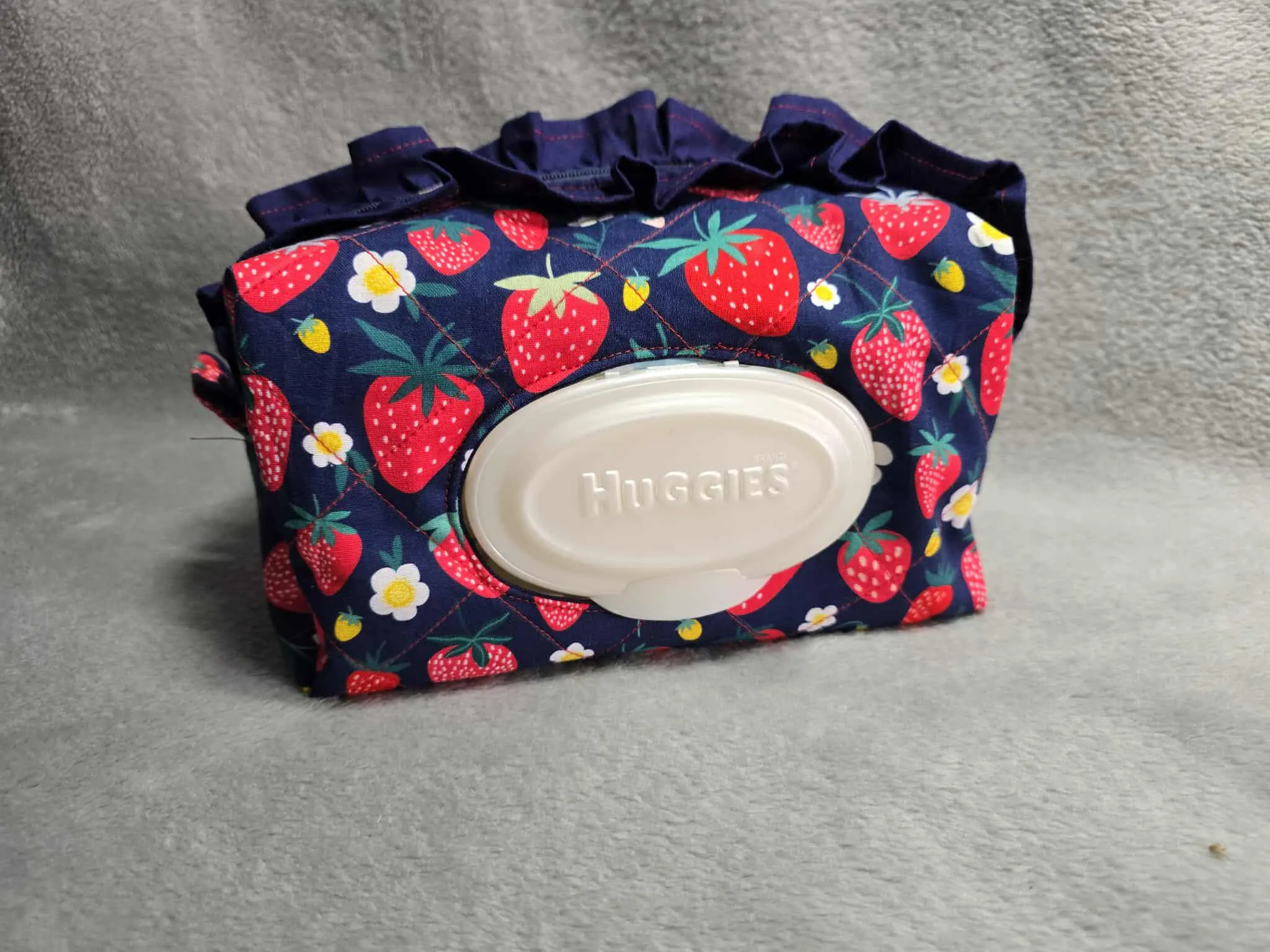 Quilted Boxy Nappy Diaper Pouch Sewing Pattern - Image 9