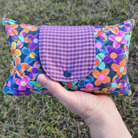 Quilted Nappy Diaper Clutch Sewing Pattern
